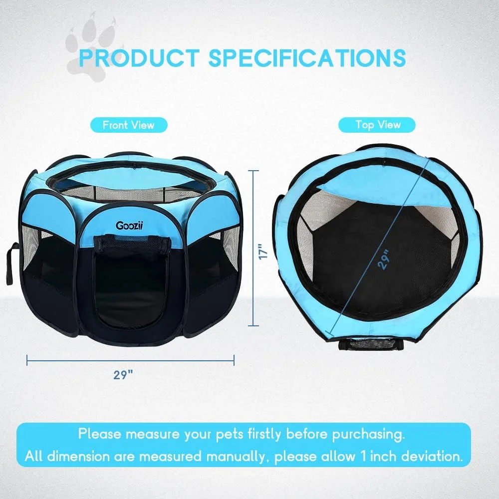 Goozii Dog Playpen Portable Collapsible image 8