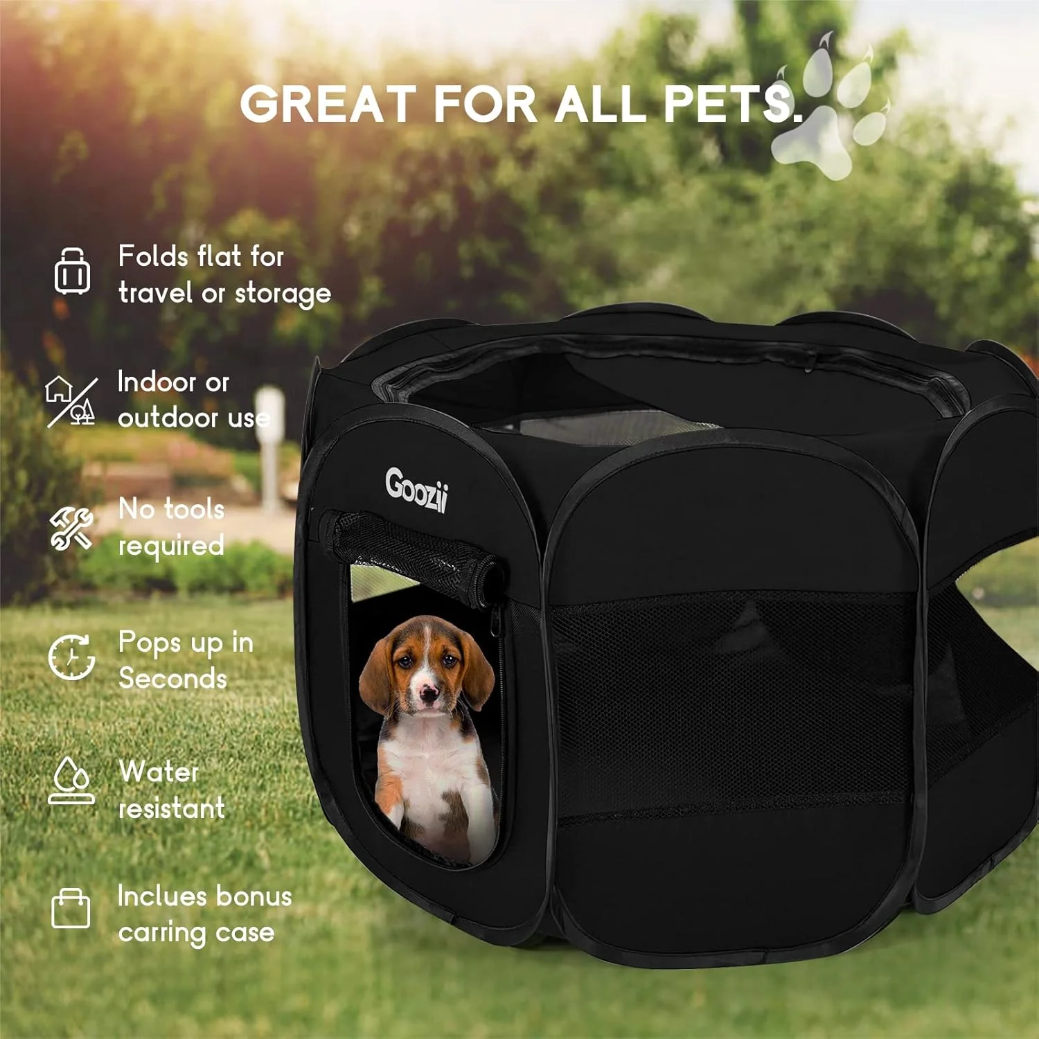 Goozii Puppy Playpen Indoor for Small Dogs image 4
