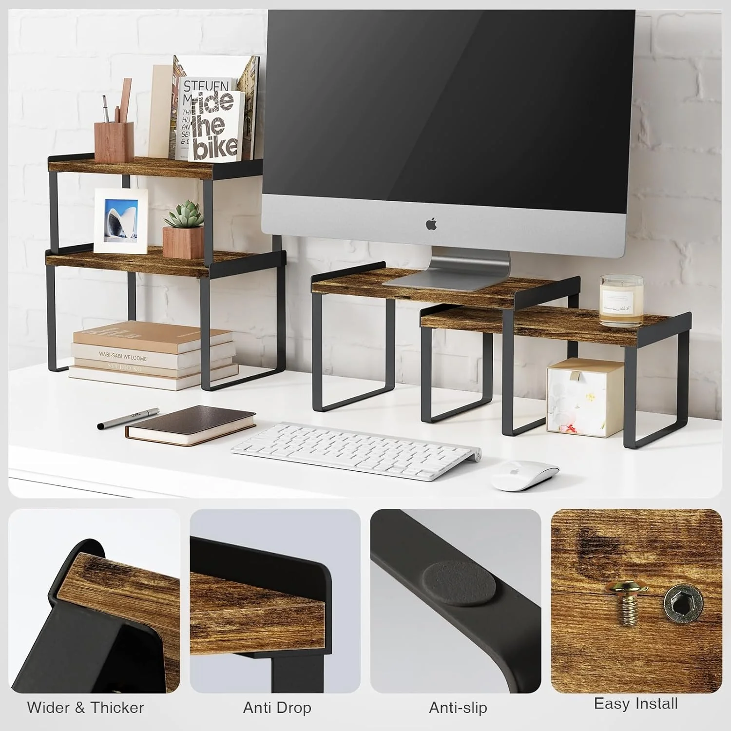 Goozii Kitchen Cabinet Organizers and Storage Shelves image 5