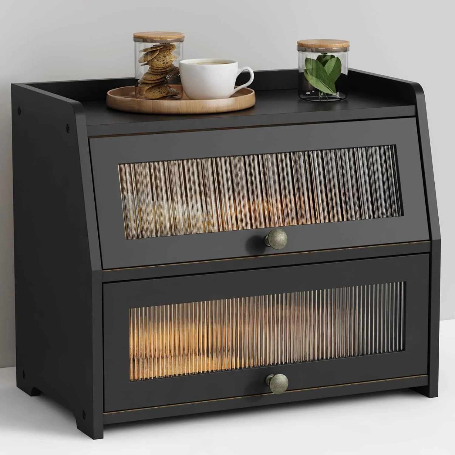 Goozii Large Bread Box for Kitchen Countertop image 1